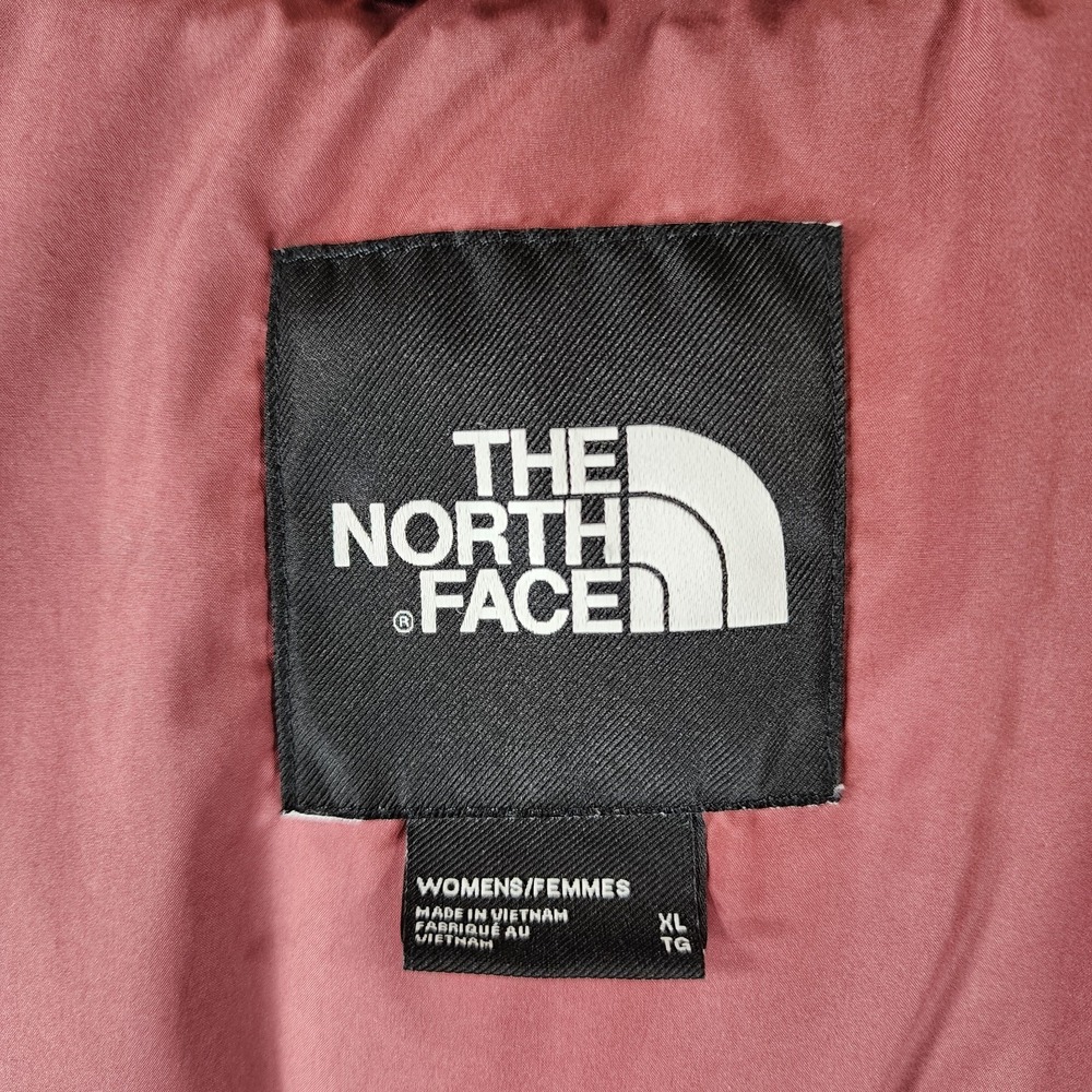 The North Face Aconcagua 550 Down Puffer Vest Womens XL Wild Ginger Full Zip EUC - Picture 11 of 12